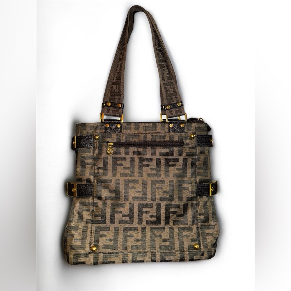 Fendi Authentic vintage Brown Tote Bag